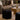 Dark Cowhide Custom Upholstered Ottomans - Set of 2