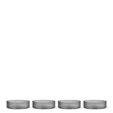 Rainier Serving Bowls - Smoke