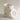 White Marble-effect Bathroom Trash Can