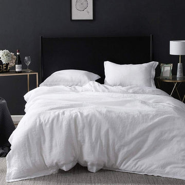 Linen Duvet Cover Set - Queen