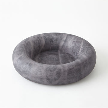 Round Edge Ring Bowl - Grey