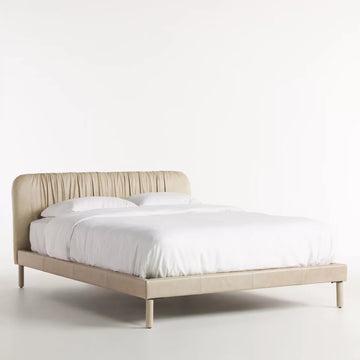 Queen Leather Bed