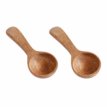 Teak Salt Spoons - Set of 2