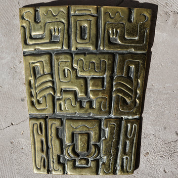 One of One Bronze Wall Sculpture [VINTAGE]