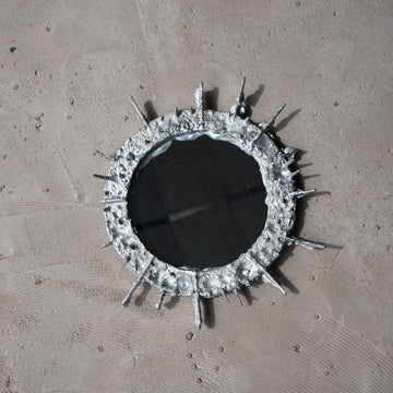Molten Aluminum Sand Cast Mirrors by Mattia Biagi