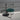 Steel and Emerald Velvet Post Modern Chair [VINTAGE]