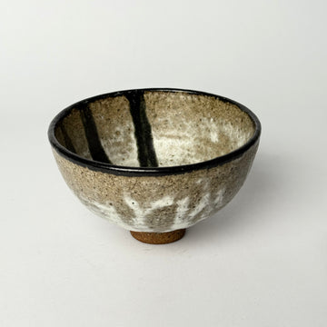 Larry Shep Brown & Dark Green Bowl [VINTAGE]