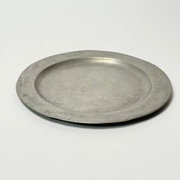 Early Dutch Pewter Plate [VINTAGE]
