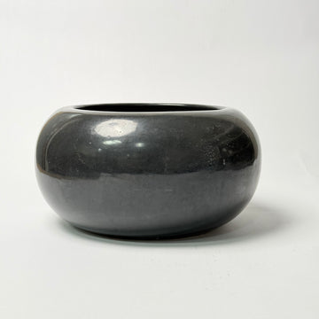 Black Ceramic Planter Bowl [VINTAGE]