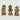 Hand-Carved Wooden Musician Figurine - Set of 3 [VINTAGE]