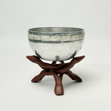 Smudge Bowl on Wooden Stand [VINTAGE]