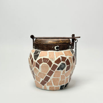 Terracotta Mosaic Vases [VINTAGE]