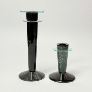 Marble Candle Holder - Set of 2 [VINTAGE]