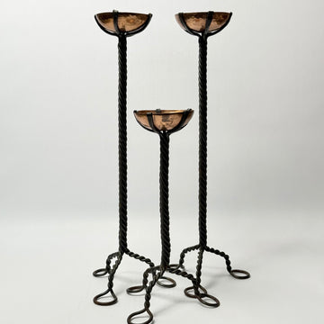 Copper Candle Holder - Set of 3 [VINTAGE]