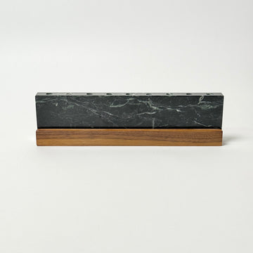 Black Marble Menorah