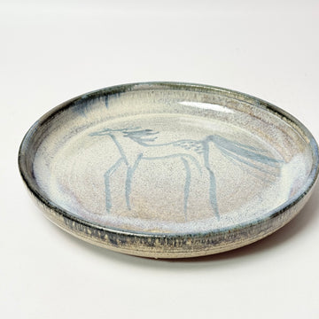 Horse Motif Ceramic Plate [VINTAGE]