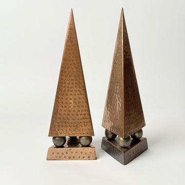 Copper Obelisk - Set of 2 [VINTAGE]
