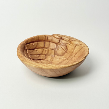 Cupped Hands Wood Bowl