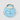 Nordlys Glass Vase - Blue