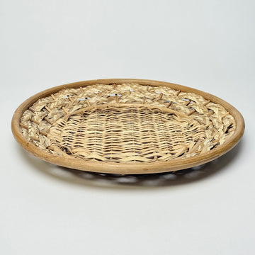 Bamboo Woven Tray [VINTAGE]