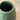 Green Glazed Pottery Vase [VINTAGE]