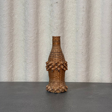 Woven Basketry Vase [VINTAGE]