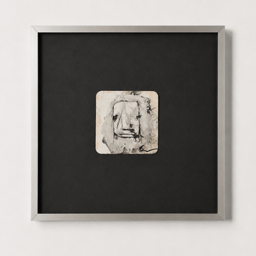 Framed Abstract Mixed-Media Work [VINTAGE]