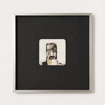 Framed Abstract Mixed-Media Work [VINTAGE]