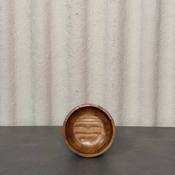 Cherry Wood Pedestal Bowl [VINTAGE]