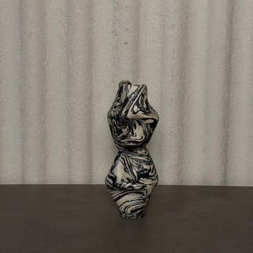 Tall Marbled Vessel