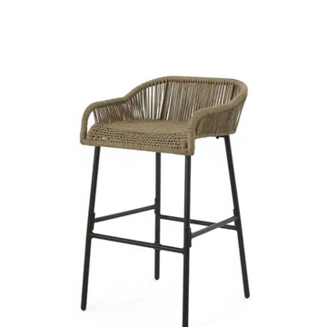 Woven Outdoor Barstools - Set of 2