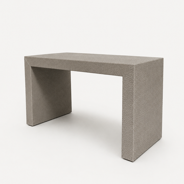 Ostrich Embossed Waterfall Console Table [AS-IS]