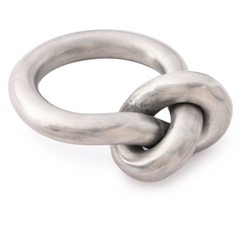 Steel Knot Napkin Rings - Set of 4