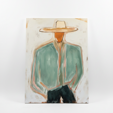 Minimalist Cowboy Art