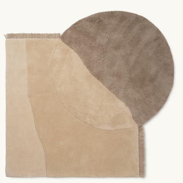 Scenic Tufted Rug - 5'10" Square [AS-IS]
