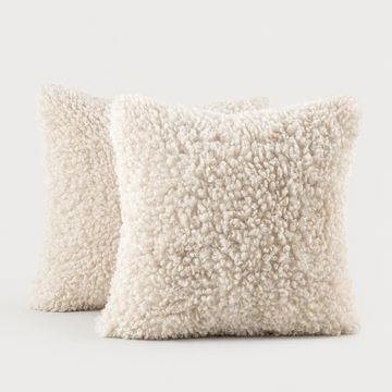 Soft Boucle Throw Pillow